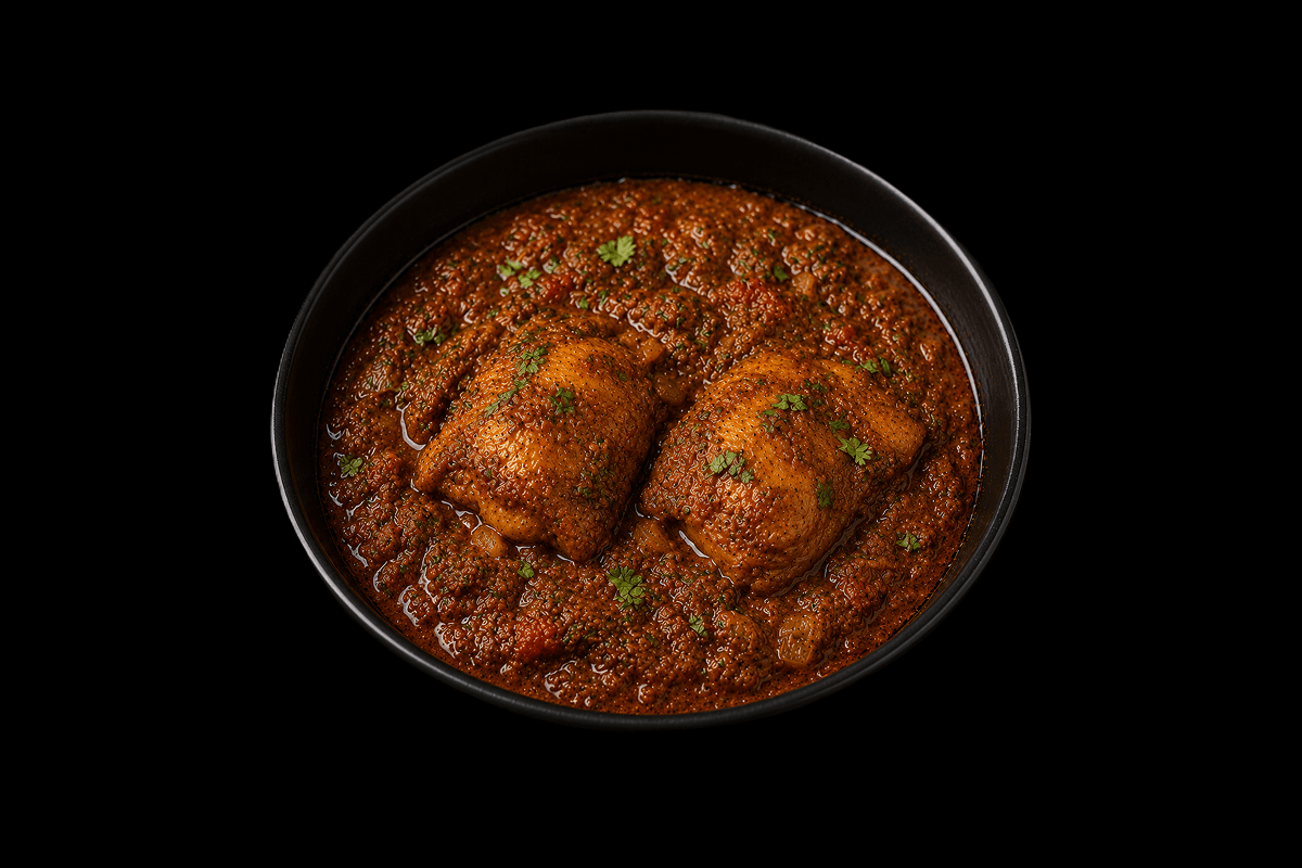 Boneless Thighs with Bhuna Curry